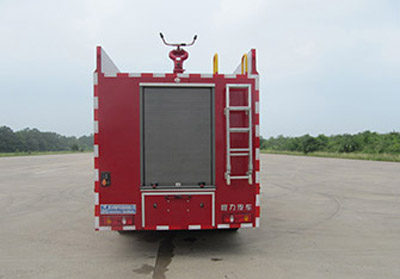 程力威牌CLW5120GXFGL35型干粉水联用消防车